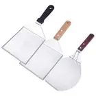 Pizza Cutter Scraper Shovel Paddle Stainless Steel Turning Bread Peel Cake Tools