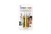 3pc Snazaroo Face Body Paint Brush Pen Art Craft Jungle Themed Kit 2ml