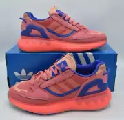 Adidas Originals Womens Size 9 ZX 5K Boost Hazy Rose Pink Shoes Sneakers GZ7876