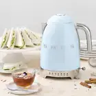 NEW In Box Smeg Retro Variable Temperature Kettle Pastel Blue #KLF04PBUS