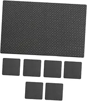 Oshhni Treadmill Mat Pad Silicone Pad Portable Shockproof Exercise Treadmill Cushion Exercise Equipment Mat for Weight Benches Bike
