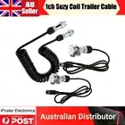 6M 1CH Heavy Duty Trailer Cable Suzy Coil Kit for Truck Caravan Reverse Camera