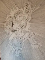 Original Comic Book art The Incredible Hulk 9in×12in