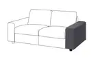 IKEA VIMLE Cover For Armrest, Wide Gunnared Medium Grey 705.015.41