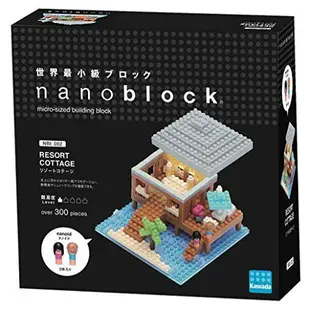 ☆勳寶玩具舖【現貨】日本河田積木 nanoblock NBI-002 度假小屋