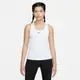 NIKE 背心 SWOOSH BRA TANK 白 小LOGO 中度支撐 運動內衣 女 DV9898-100