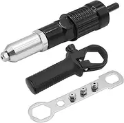 Vkinman Pop Rivet Gun Tool Rivet Drill Attachment Power Drill Tool Kit Cordless Rivet Gun