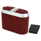 Car Trash Can Portable Car Door Plastic Trash Bin Red 1 Pc