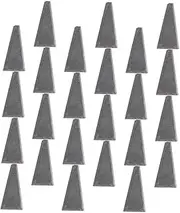 KALLORY 30pcs Triangle Wedges for Hammer and Axe Handles Durable Metal and Wooden Construction for Farm Tools Efficient Reinforcement and Versatile Applications for Home and Renovation