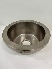 Native Trails Mojito Copper Drop-in Bar/Prep Sink Brushed Nickel CPS516