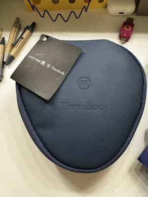 United/Therabody Business Class Travel Kit: Blue, Handle, Travel Necessities