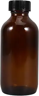 Alipis Glass Bottle with Cap Refillable Container for Medical Applications Leak Design for Storing Chemicals DIY Cleaning Materials and Light Sensitive Liquids