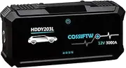 COSSIFTW 12V Car Booster 3000A Jump Staretr Applicable to 12L gasoline 10.8L diesel (HDDY203L)