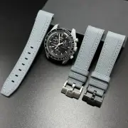 Dark Grey Straps For Omega X Swatch MoonSwatch Mission to Moon