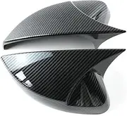 for A&UDI A3 8V 2014-2020 Car Replacement Side Rear View Mirror Cover Caps Reverse Shell Case Car Side Mirror Cover Exterior Mirrors (Color : Carbon Fiber Black)