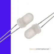 50x 5mm UV LEDS DIFFUSED Light Diode Round White Lens Pack Purple Arduino