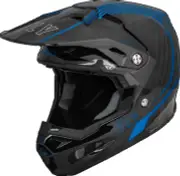 Fly Formula Carbon Tracer Helmet (2XL, Blue/Black)