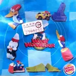 《NATE》收藏早期BURGER KING漢堡王玩具【2000年-啄木鳥伍迪WOODY WOODPECKER】5款一組