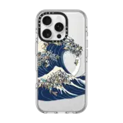 iPhone 16 Pro Clear Case MagSafe Compatible The great wave of pug