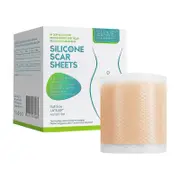 A-Silicone Scar Patch, Silicone Scar Tape Roll, Silicone Scar Strip, Reusable Scar Remover For Caesarean Portion, Keloid, Etc. 1.5m Long 1Pcs
