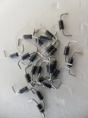 100pcs 1N4004 Rectifier Diode 1A 400V DO-41 Axial 1amp 400 Volt Pre cut.
