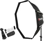 25.6inch/65cm Triopo Softbox Octagon Umbrella Photography Softbox for Godox V860II V860III V850II TT600 TT685 TT685II YN560 III IV JY-680A, etc Flash Speedlite Speedlight Soft Boxes