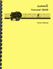 Garmin Forerunner 230 235 Watch OWNER'S MANUAL