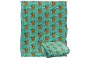 Scooby Doo Repeat Print Blanket (Multicoloured) (One Size)