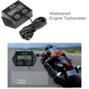 Waterproof Digital Engine Tach Hour Meter Tachometer Gauge Engine RPM Meter