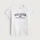 Hollister 海鷗 HCO 熱銷刺繡文字海鷗圖案短袖T恤(女)-白色