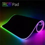 7 Color RGB LED Backlight Computer Gaming Mouse Pad 260X200mm For Keyboard Desk