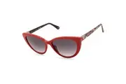 Guess Shiny Red/Smoke Gradient Women's Fashion Sunglasses GU5211 66B