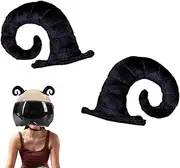 shpuuyy Motorcycle Hat Decorations - Hard Hat Ox Horn Headpiece Decor | Hard Hat Accessories, Multi-Purpose Stylish Bicycles Hat Horns for Cycling Skiing