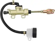 Replacement Rear Foot Hydraulic Brake Pump with Reservior Compatible with 50cc-150cc Motorcycle ATV Dirt Pit Bike Wheeler Quad