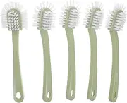 Beavorty Ergonomic Long Handle 5-Sided Soft Bristle Shoe Brush Versatile Home Laundry Brush for Shoes Clothes