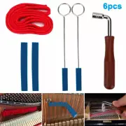 6Pcs Piano Tuning Lever Tool Kit Mute Hammer DIY Set Piano Parts Adjustment Tool