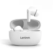 HT05 TWS Bluetooth-compatible Earphones Wireless Earbuds Sport Headphones Stereo Headset with Mic Touch Control - White
