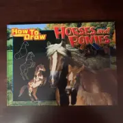 NEW How to Draw Horses and Ponies Book with Tracing Paper