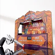 Discontinued Sharper Image Electronic Duck Shooting Carnival Game