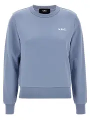[A.P.C.] A. P.C.-Boxy Petit Vpc Felpe Celeste-Donna M Light Blue