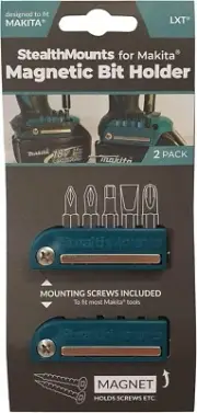 Stealthmounts Blue Bit Holder For Makita 2Pk