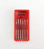 10Pack Dental Glidden Drills Endo Root Canal Engine Use File Drill 32mm 4# LARGO