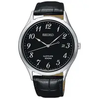 在飛比找Yahoo!奇摩拍賣優惠-SEIKO 精工 新款都會經典男錶-黑/40mm 7N42-