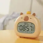 Capybara Alarm Clock Bedside Nightlight Cute Table Lamp