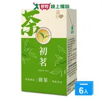 在飛比找蝦皮商城優惠-波蜜靠茶初茗綠茶250ml x 6【愛買】