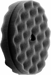 HI-Buff 8" Double Sided Foam Buffing Pads, Polishing Pad, Black Final Finish