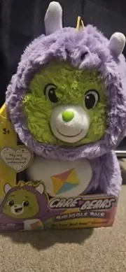 Care Bears Snuggle Pals DO YOUR BEST DINOSAUR Plush Toy Unlock The Magic - NEW