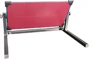 Portable Desktop Table Tennis Rebound Board Rebounder with 8 Red Rubbers, Improved 2nd Generation Pingpong Return Board Self Training Equipment, Strong Steel Frame | Easy to Install