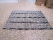 Fifteen Pieces of O Scale Gauge, Black Ties, Tubular 30-inch Straight Track.