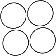 4pcs Water Purifier Seal Washer Sealing Rings Water Filter Sealing Gasket Sealing Washer Water Filter Gasket Seal Gasket Water Filter Part Seal Assortment Black